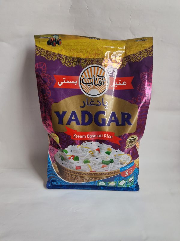 Aftab Yadgar Rice 5kg, Pack of 4